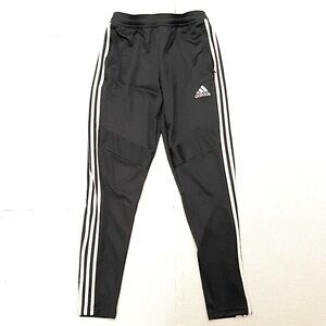 Adidas Climacool 3-Stripe Training Pants Black Tapered Zip Ankle Men’s Small